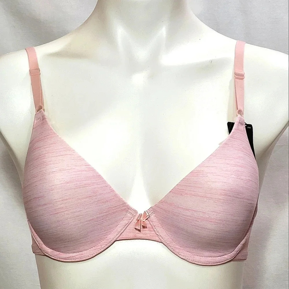 32DD Maidenform 7959 One Fabulous Fit Demi UW Bra Pink Heather NWT
